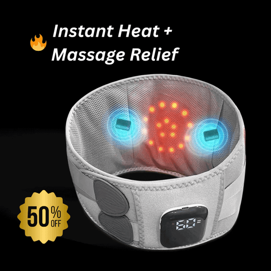 PowerRelief Heated Massage Waist Belt